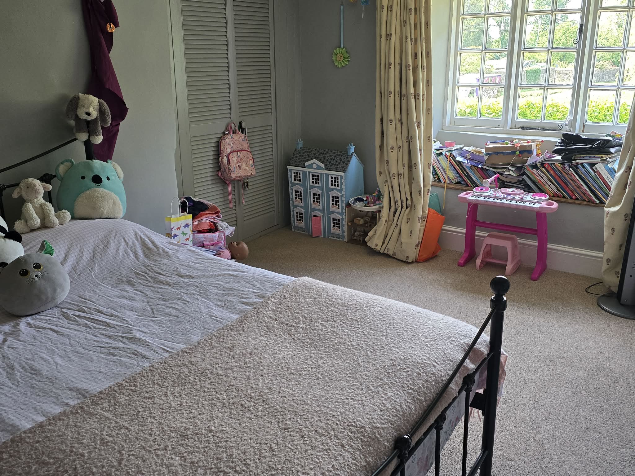 Floor before clean