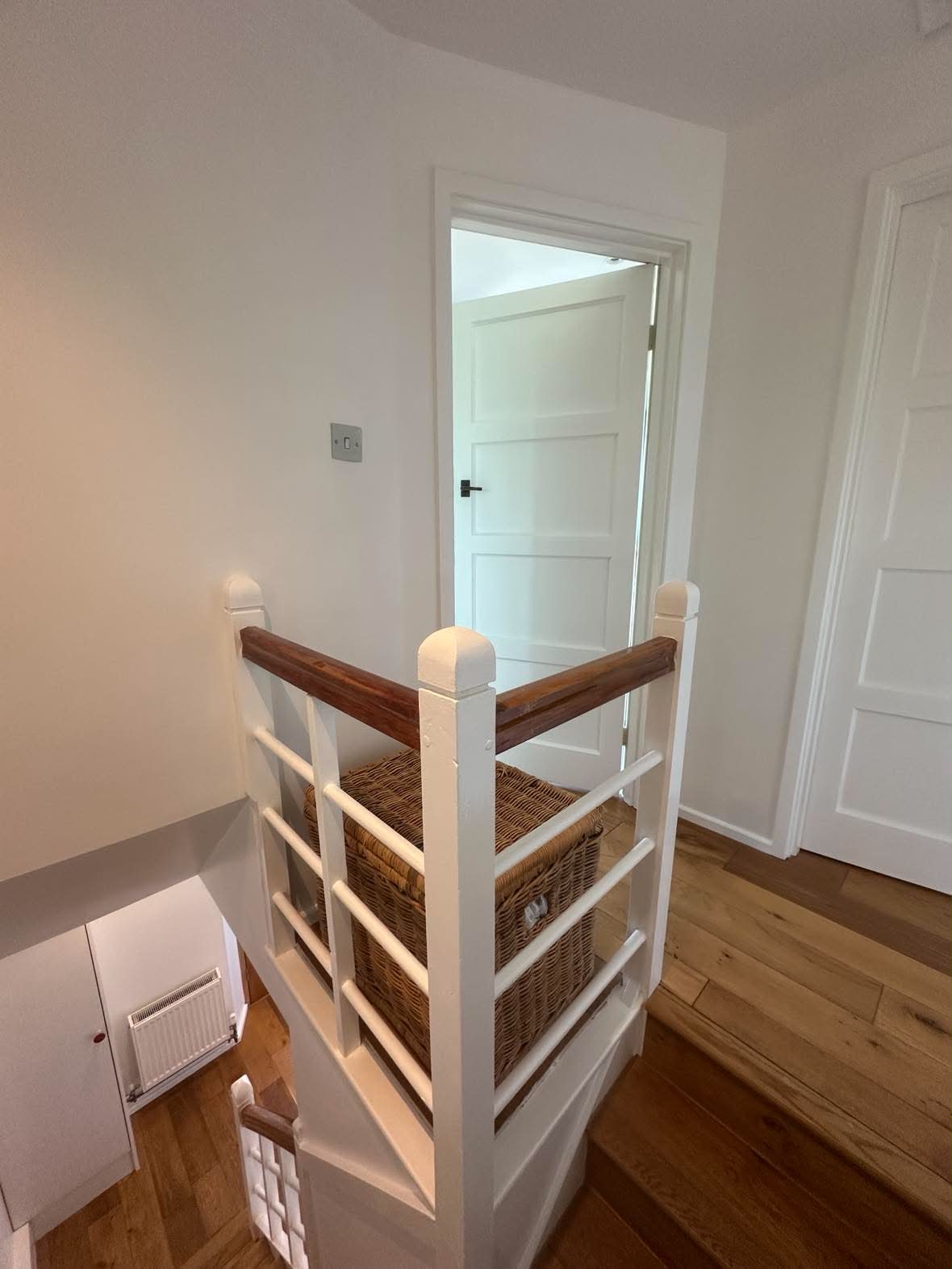 Clean staircase area